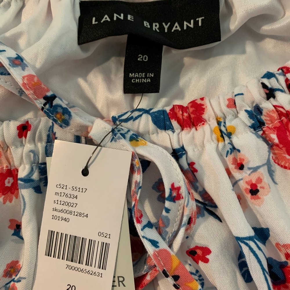 NWT Lane Bryant Summer Top (Size 20) - Picture 2 of 5